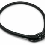 Ein langes, robustes Kombinationskabelschloss mit Nummern namens "Bordeaux".